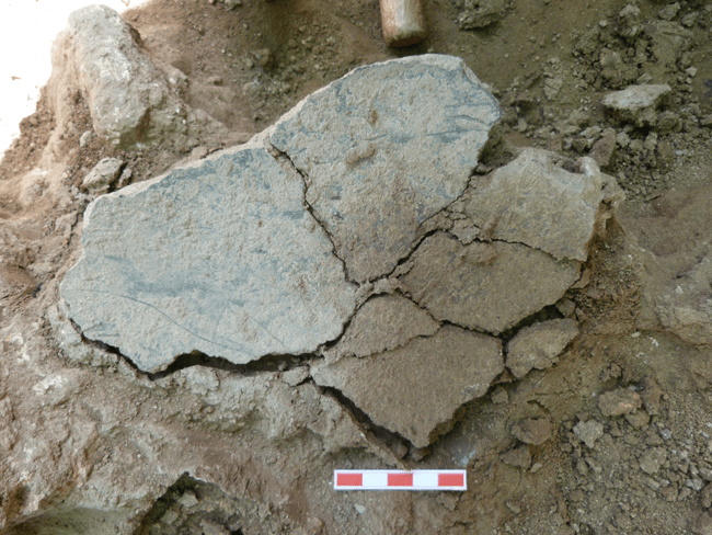 Fragmento de gran contenedor de cerámica
